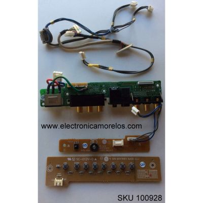 KIT DE CABLES PARA TV LG / ML-041B 6870T918C11 040325 / ML-041B 6870T919C11 040813 / ML-041B 6870T808J66 041206 / MODELO RM-15LA66K.ANUSLF